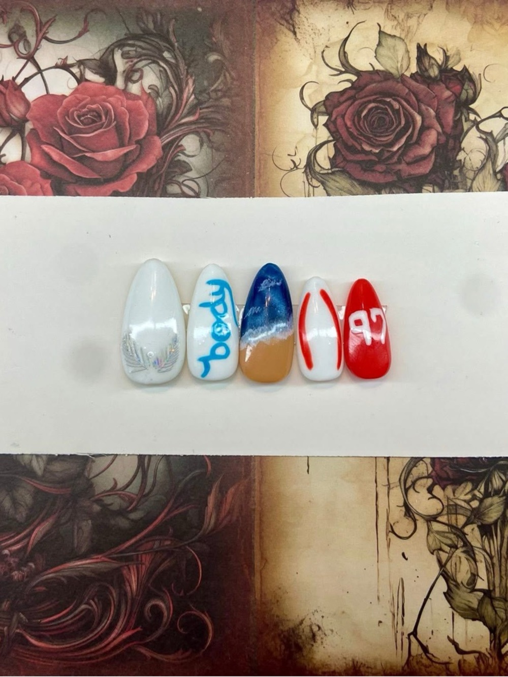 Custom Press-On Nail Set for Dayoung’s “Body”